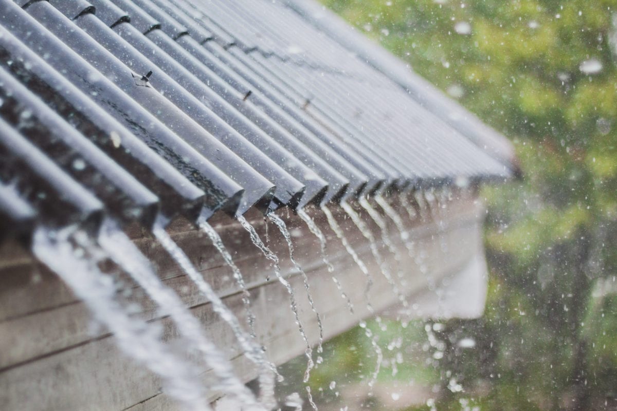 Heavy Rain On roof