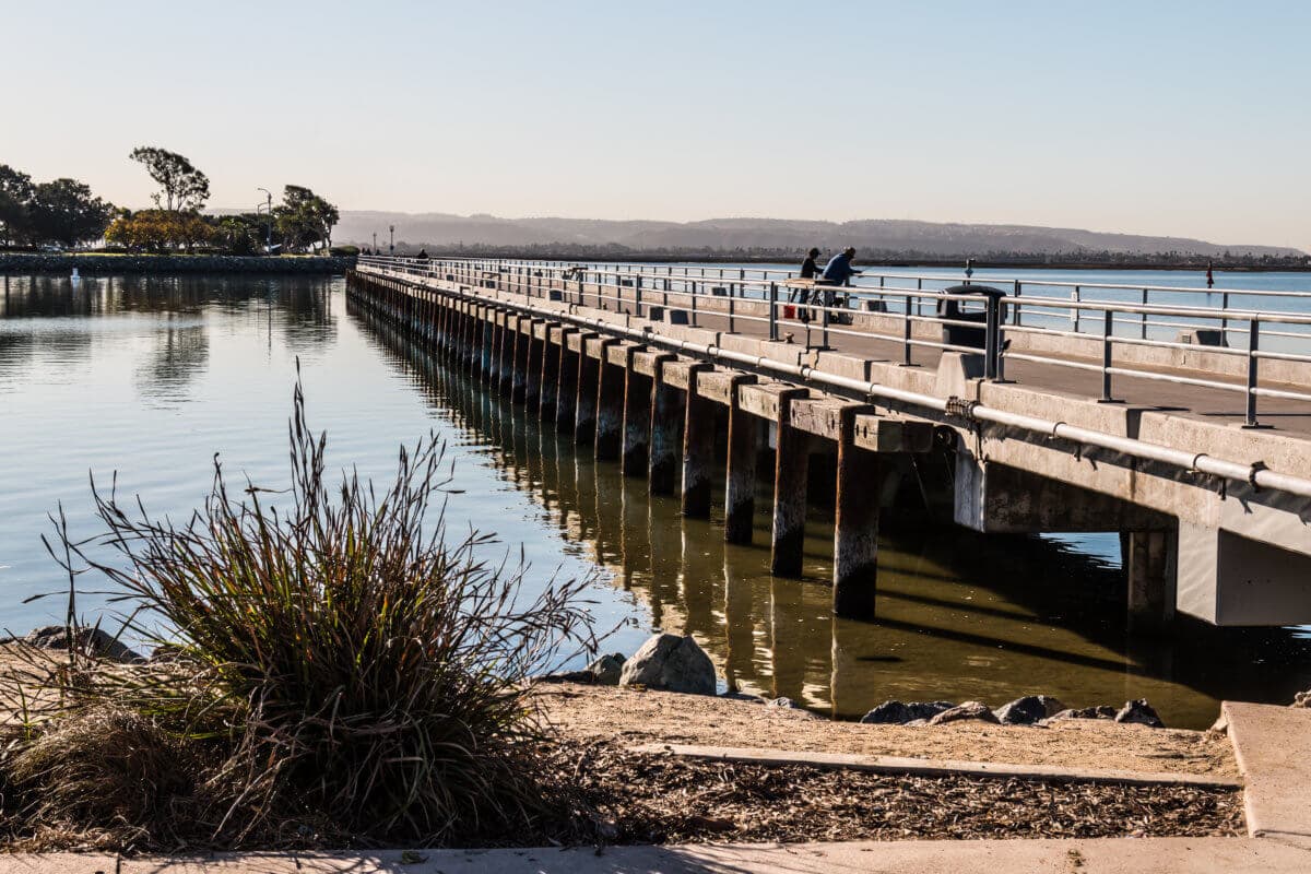 fishing bridge in chula vista, ca